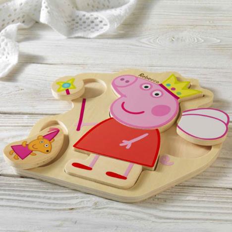 Personalised Peppa Pig Puzzle Tray Extra Image 1